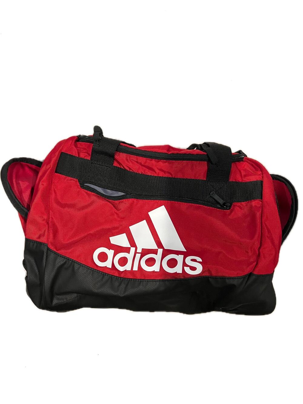Adidas Defender IV Small 15"x11"x11" Red Black Duffel Bag